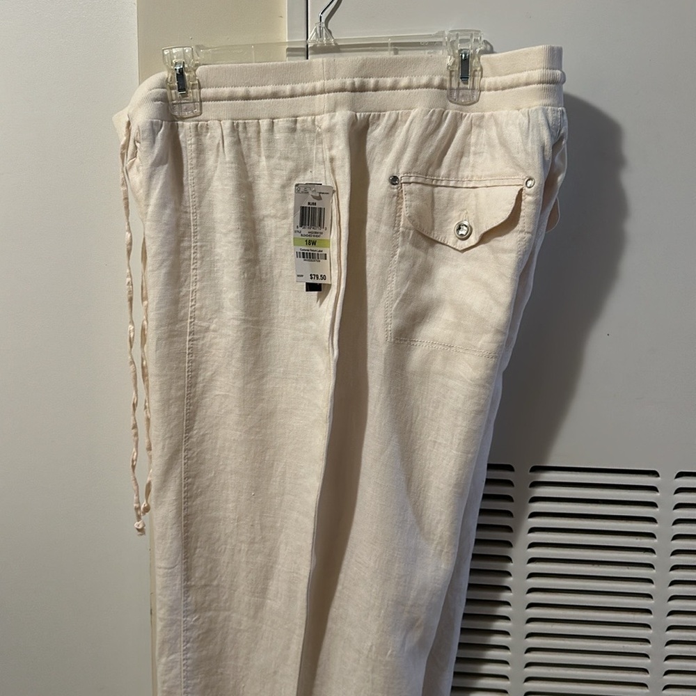 MACYs I.N.C. Women Linen Pants NWT